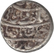 Silver Half Rupee Coin of Shahjahan of Mintless type.