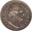 Silver One Rupee Coin of King William IIII of Calcutta Mint of 1835.