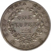 Silver Rupee Coin of Victoria Queen of 1840.