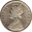 Silver Rupee Coin of Victoria Queen of 1874.