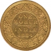 Gold Mohur Coin of Victoria Empress of 1884.