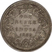 Silver Rupee Coin of Victoria Empress of 1885.