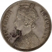 Silver Rupee Coin of Victoria Empress of 1885.