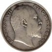 Silver Rupee Coin of King Edward VII of 1903.