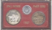 Proof Set of Small Farmers of 1987 of Republic India.