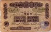 Uniface Ten Rupees Note of  Victoria Queen of 1902.