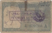 One Rupee Bank Note of King George VI Signed by C. E. Jones of 1944 of Pakistan Payment Refused.