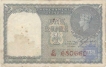 One Rupee Bank Note of King George VI signed by C. E. Jones of 1947.