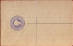 Postal Cover of Two Annas of Victoria Queen of 1886.