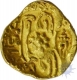 Bhillam Dev V (AD 1173-1192), Gold Padma Tanka, Chalukyas type, Obv: Punch Marks including one with 