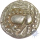 Paramaras of Malwa (AD 1200), Silver Dramma, Gadhaiya Derivative Coinage, (Ref# Deyell 167), About Very Fine, Scarce.