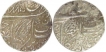 Sikh Empire, Gobind Shahi, Silver Rupee, VS1884 / 95RY, About Extremely Fine, Rare.