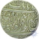 Sikh Empire, Nanak Shahi Couplet, Silver Rupee, VS1885, Quatar Mint Mark on Obv, (KM# 21.1, 2013 Edition), About Extremely Fine, Rare.