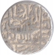 Hazrat Delhi, Silver Rupee, Two Tiny Testing Marks on both Sides of the Coin, AH 985, KM#80.7, About Fine.
	

