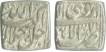 Silver Squire Rupees (2) of Akbar of Lahore Mint.