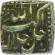 Silver Squire Rupee of Akbar of Lahore mint.