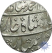 Muhammad Shah, Itawa, Silver Rupee, AH 11XX / 8RY, Border Flan like nazarana, well hammered, About Extremely Fine.