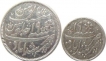 Bengal Presidency (2), Silver 1/4 & 1/2 Rupee, (KM#115 & 116, 2013 Edition), Plain Edge, About Extremely Fine.