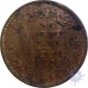 Copper Quarter Anna of Victoria  Queen of Calcutta Mint of the year 1880.