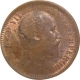 1903, King Edward VII, Copper 1/4 Anna,