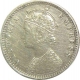 1898, Queen Victoria, Silver 1/4 Rupee.