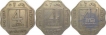 Cupro Nickle 4 Annas of King George V of years 1919 1920 1921. 