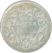 1862, Bombay Mint, Silver Rupee.