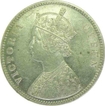 1862, Queen Victoria, Silver Rupee,Calucutta Mint A/I, (PR#66), About Extremely Fine.