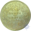 1862, Queen Victoria, Silver Rupee, Bombay Mint, 