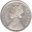 1879, Victoria Empress, Silver  Rupee, A3 / I / Dot, Bombay Mint (PR # 154), About UNC.