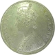 1884, Victoria Empress, Silver Rupee, A/I C