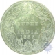 1886  Victoria Queen, Silver Rupee, C/I B'' Incuse, About Uncirculated. 