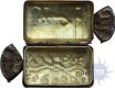 Silver Coffee box, "Ya Hussain", Embossed from Inner Side, 14.4g, 52.25mm, Rare Example of Craftsmanship.