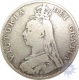 Silver Medal, 1890, Queen Victoria Jubliee Head Half-Crown,  About Very Fine.