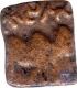 Copper Fraction coin of Satakarni I of Satavahana Dynasty.