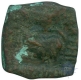 Square Copper Coin of Menander I of Indo Greeks.