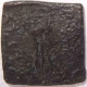 Copper Square Drachma Coin of Apollodotus of Indo Greeks.