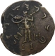 Silver Drachma coin of Menander I of Indo Greeks.