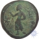 Copper Half Drachma Coin of  Kanishka I of Kushana Dynasty. 