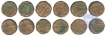 Set of Copper Dam Coins of Akbar.