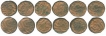 Set of Copper Dam Coins of Akbar.