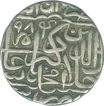 Silver Rupee of Akbar of Jaunpur Mint.