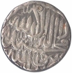 Silver Rupee of Akbar of Jaunpur Mint.