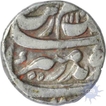 Silver Rupee of Aurangzeb of Lahore Mint.