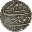 Silver Rupee Aurangzeb Alamgir of Surat mint.