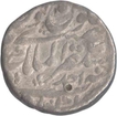 Silver Rupee of Jahandar Shah of Akbarabad Mint.