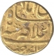 Gold Mohur of Alamgir II of Shahjahanabad Mint.