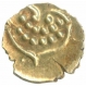 Gold Fanam of Maraha Confederacy.