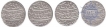 Silver One  Rupee Coins of  Fraukhabad of Bengal Preisdency.