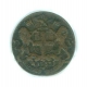 Copper One Pie Coin of  London Mint of Madras Presidency of 1833.